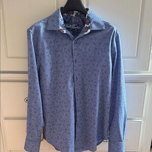Robert Graham Men's Blue Checkered Shirt, excellent condition